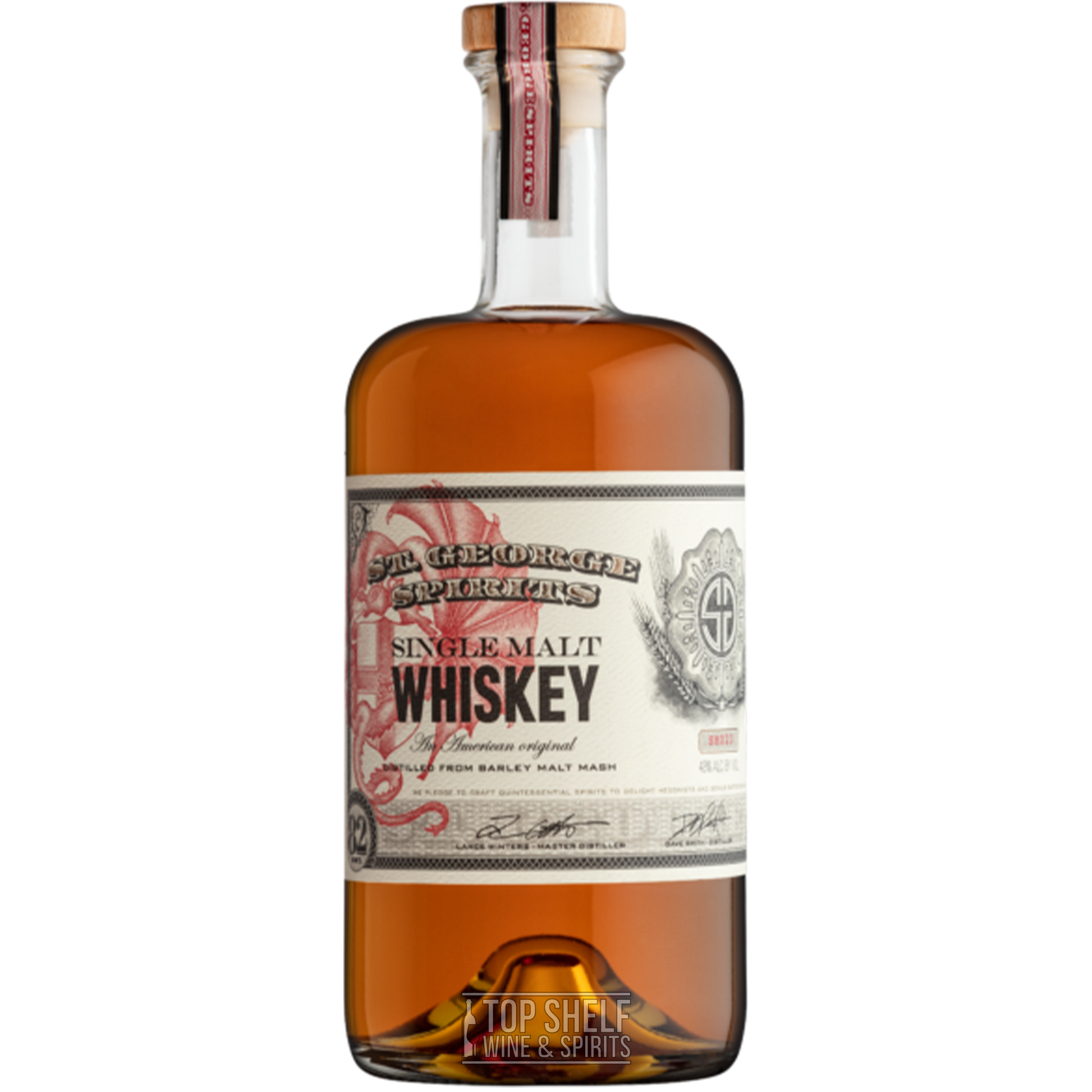 St George Single Malt American Oak Whiskey