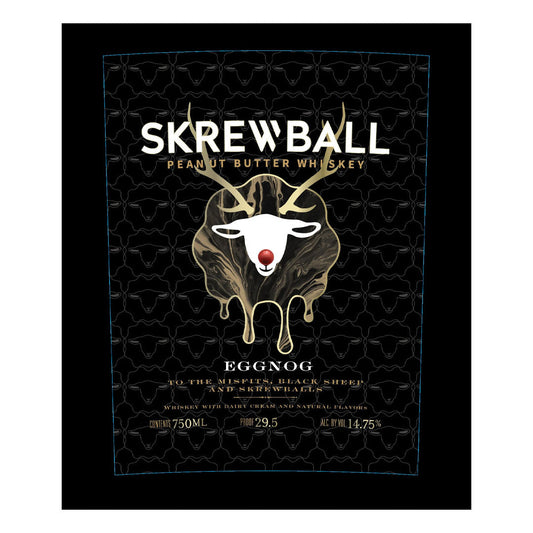 Skrewball Peanut Butter Whiskey Eggnog 750ml