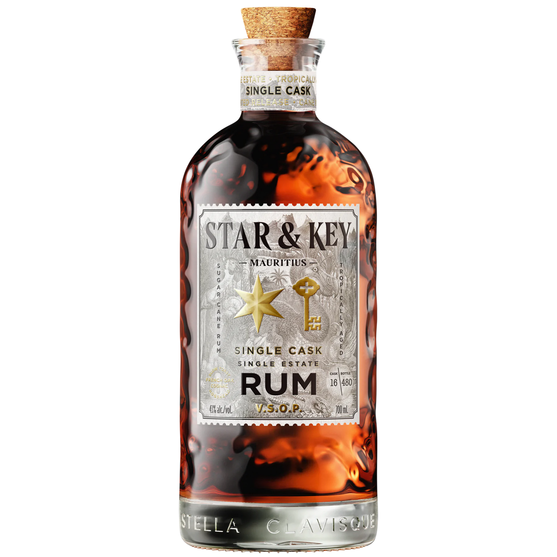 Star & Key VSOP Single Cask Rum 700ml
