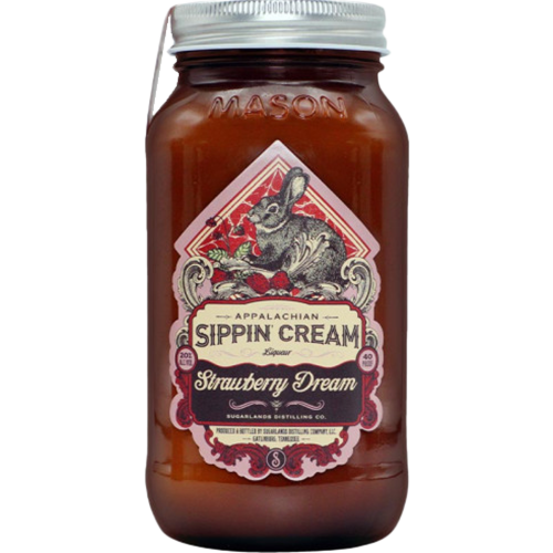 Sugarlands Shine Appalachian Sippin' Cream Strawberry Dream Cream Liqueur (50mL)