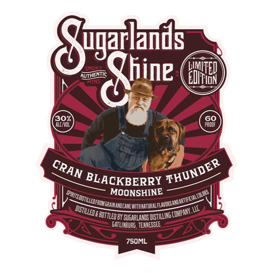 Sugar lands Shine Cran BlackBerry Thunder 750ml
