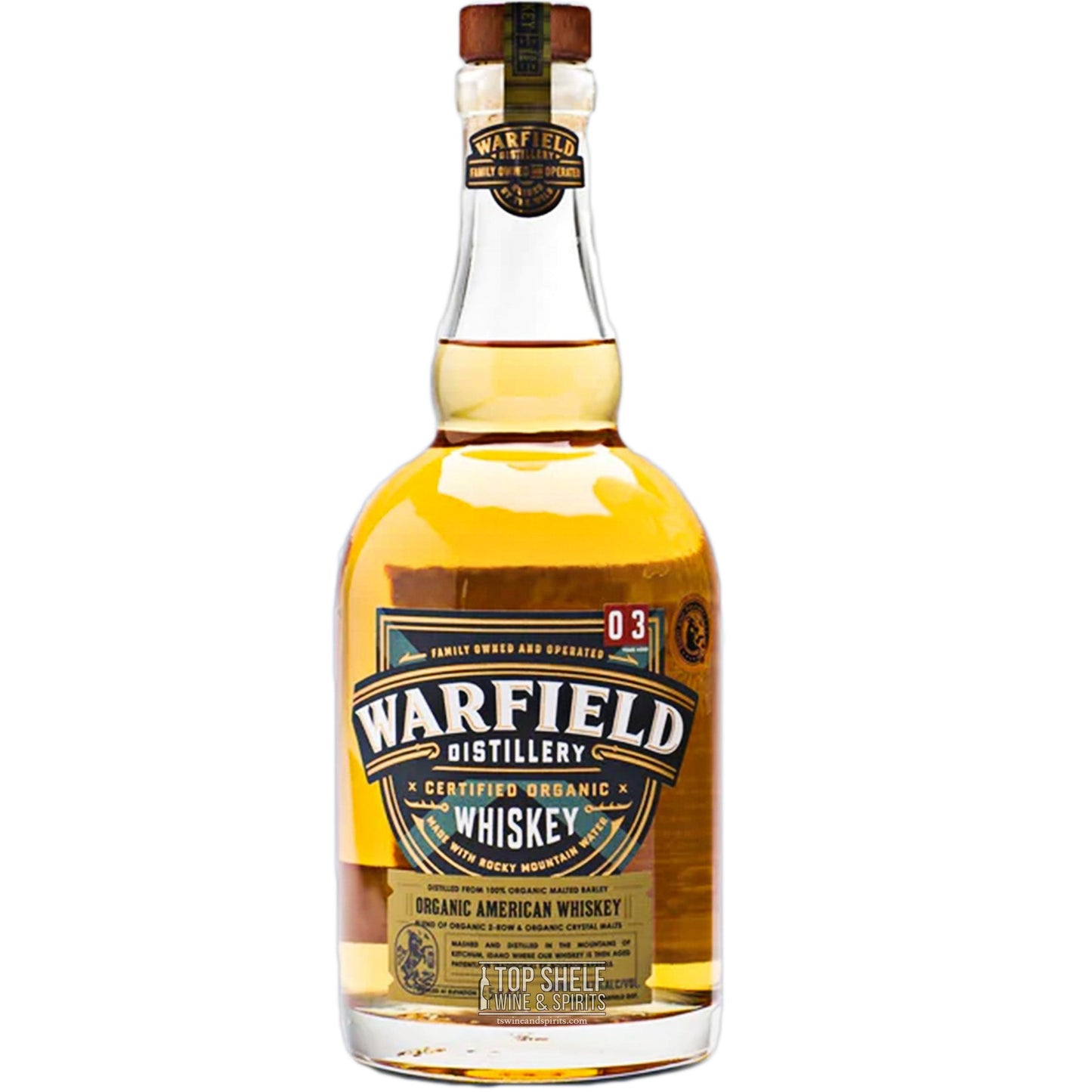 Warfield Distillery Certified Organic American Whiskey