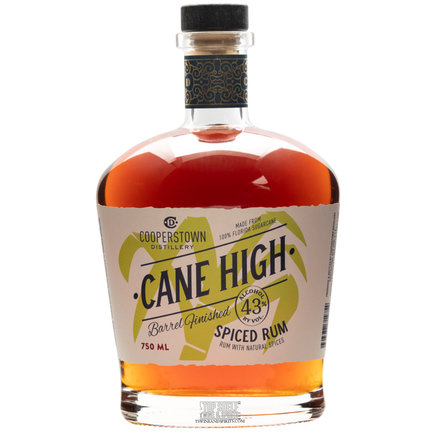 Cooperstown Distillery Cane High Spiced Rum