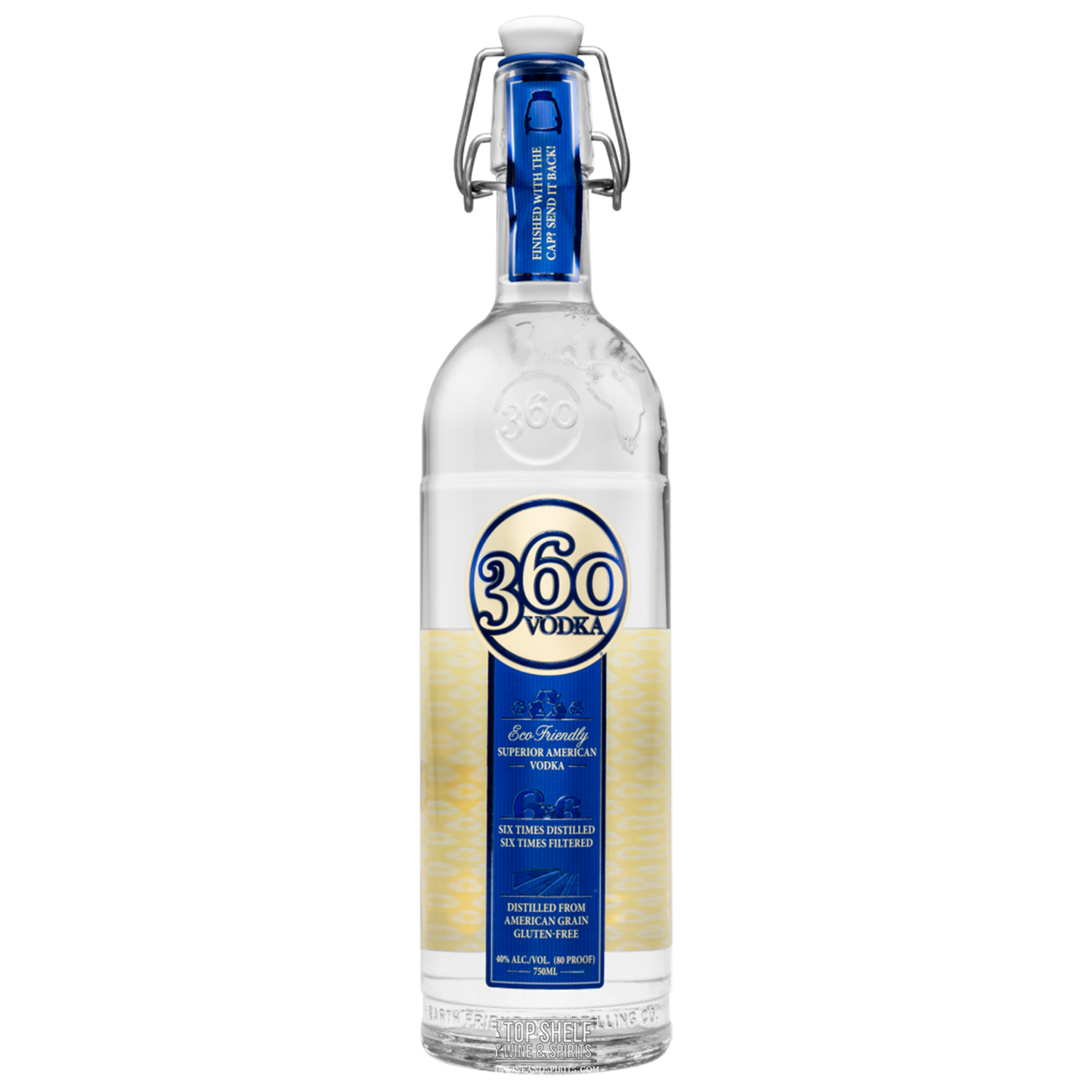 360 Vodka Eco Friendly Superior Vodka