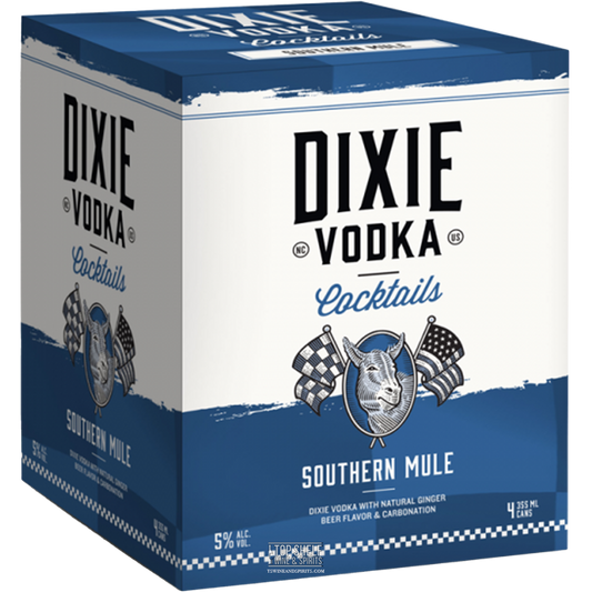 Dixie Vodka Cocktails Southern Mule (4 Pack Cans)