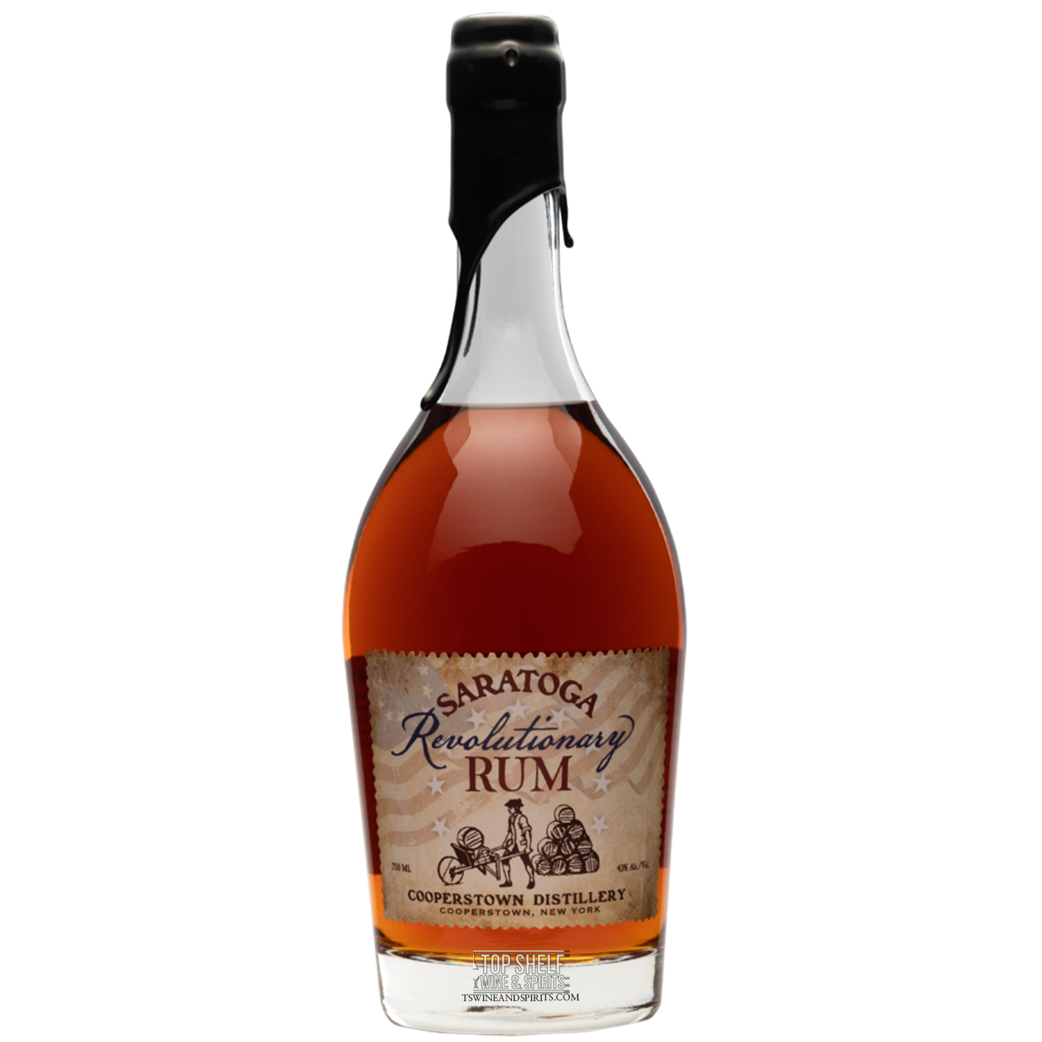 Cooperstown Distillery Saratoga Revolutionary Rum