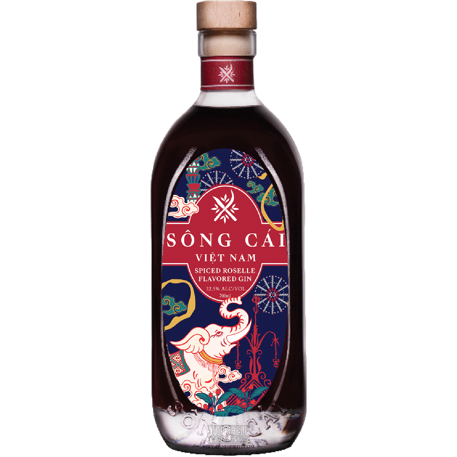 SÃ´ng CÃ¡i Vietnam Spiced Roselle Gin