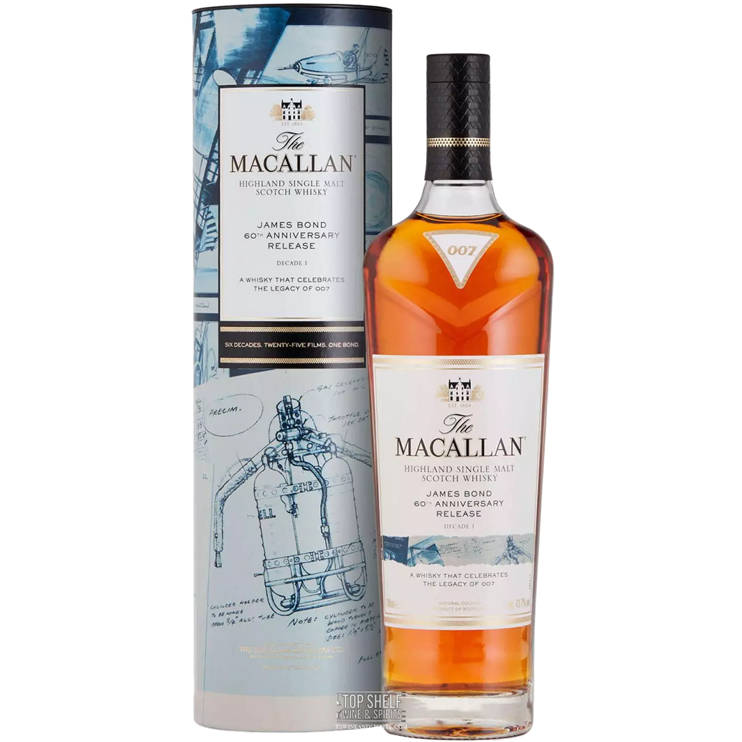 Macallan James Bond 60th Anniversary Release Decade VI