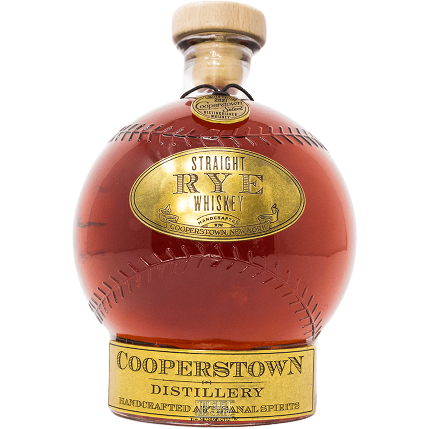 Cooperstown Baseball Select Straight Rye Whiskey (Limited Edition)