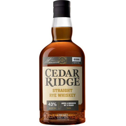 Cedar Ridge Straight Rye Whiskey