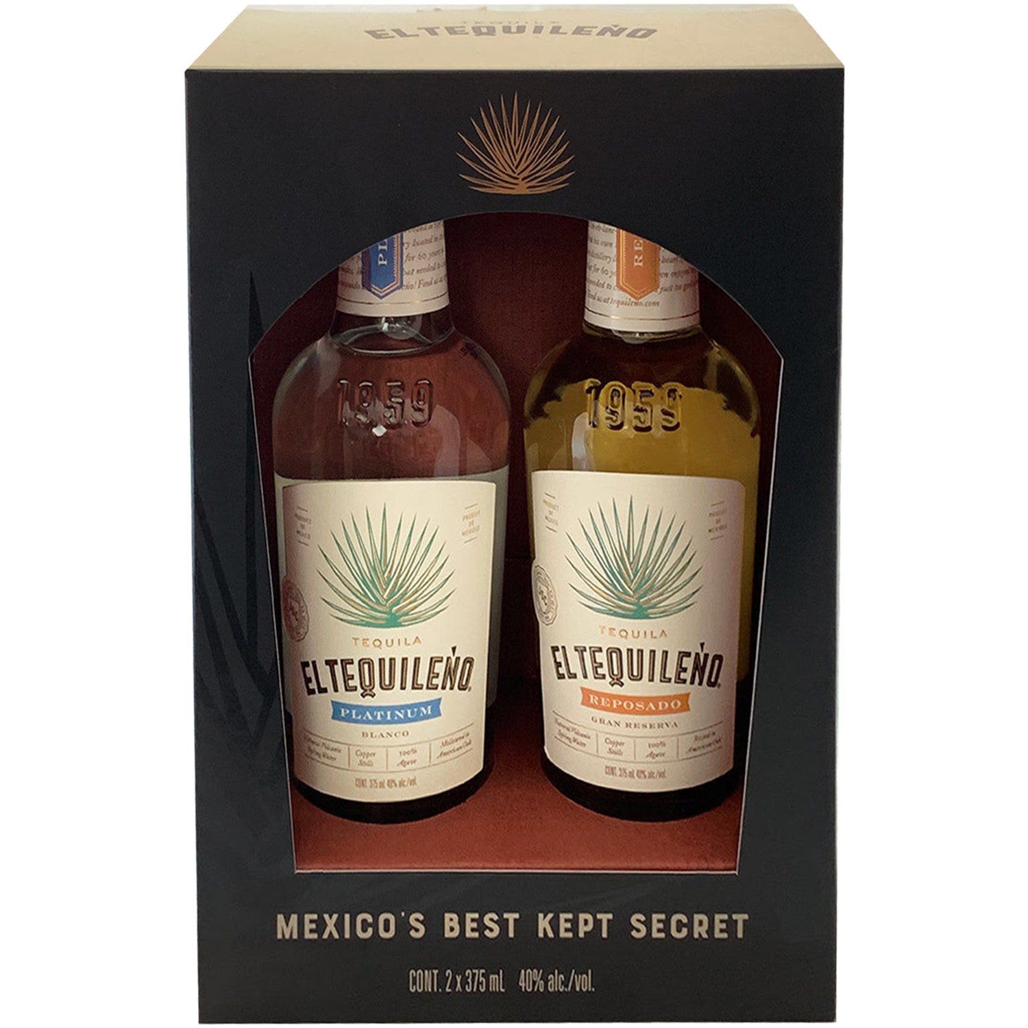 El TequileÃ±o Tequila Gift Pack 2 Bottles (375mL)