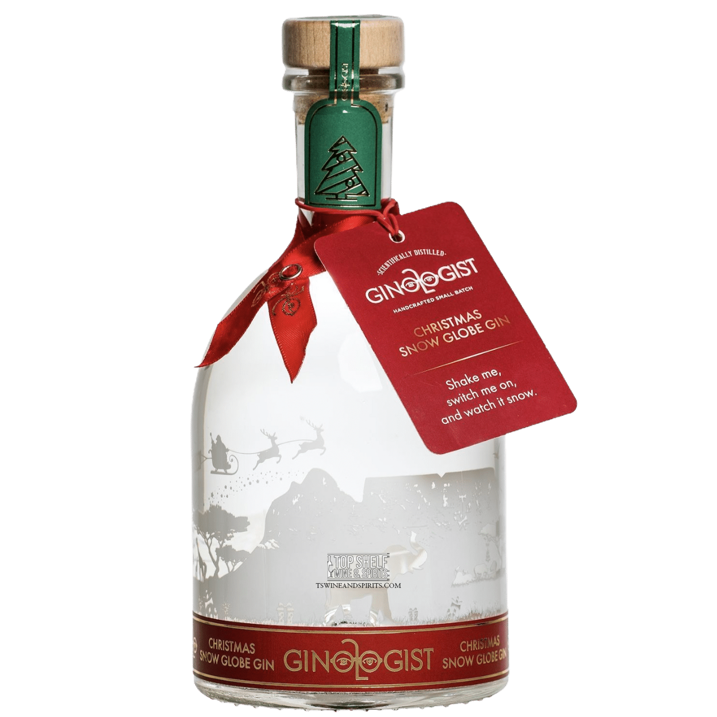 Ginologist Small Batch Christmas Snow Globe Gin