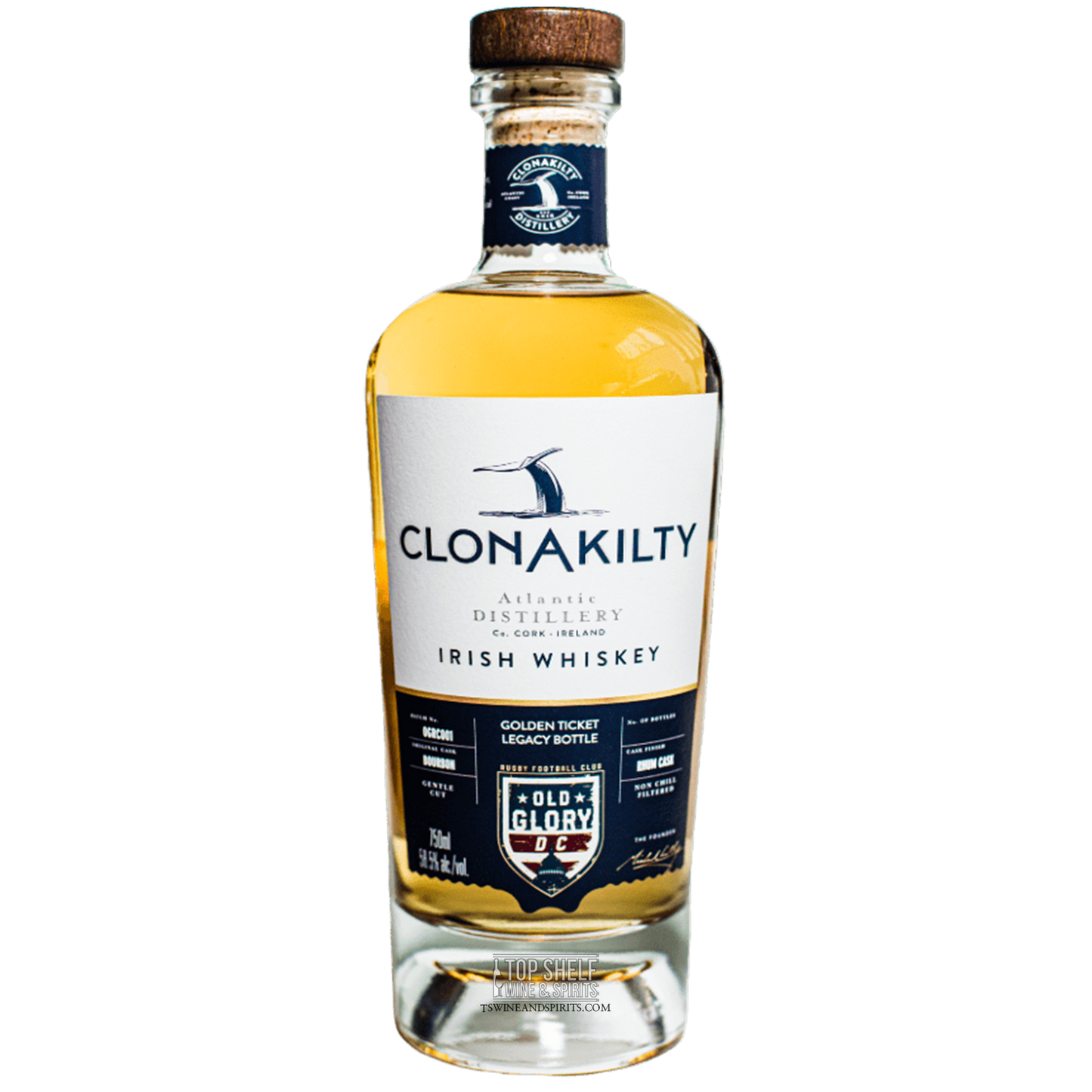Clonakilty x Old Glory DC Rhum Cask Finish Irish Whiskey