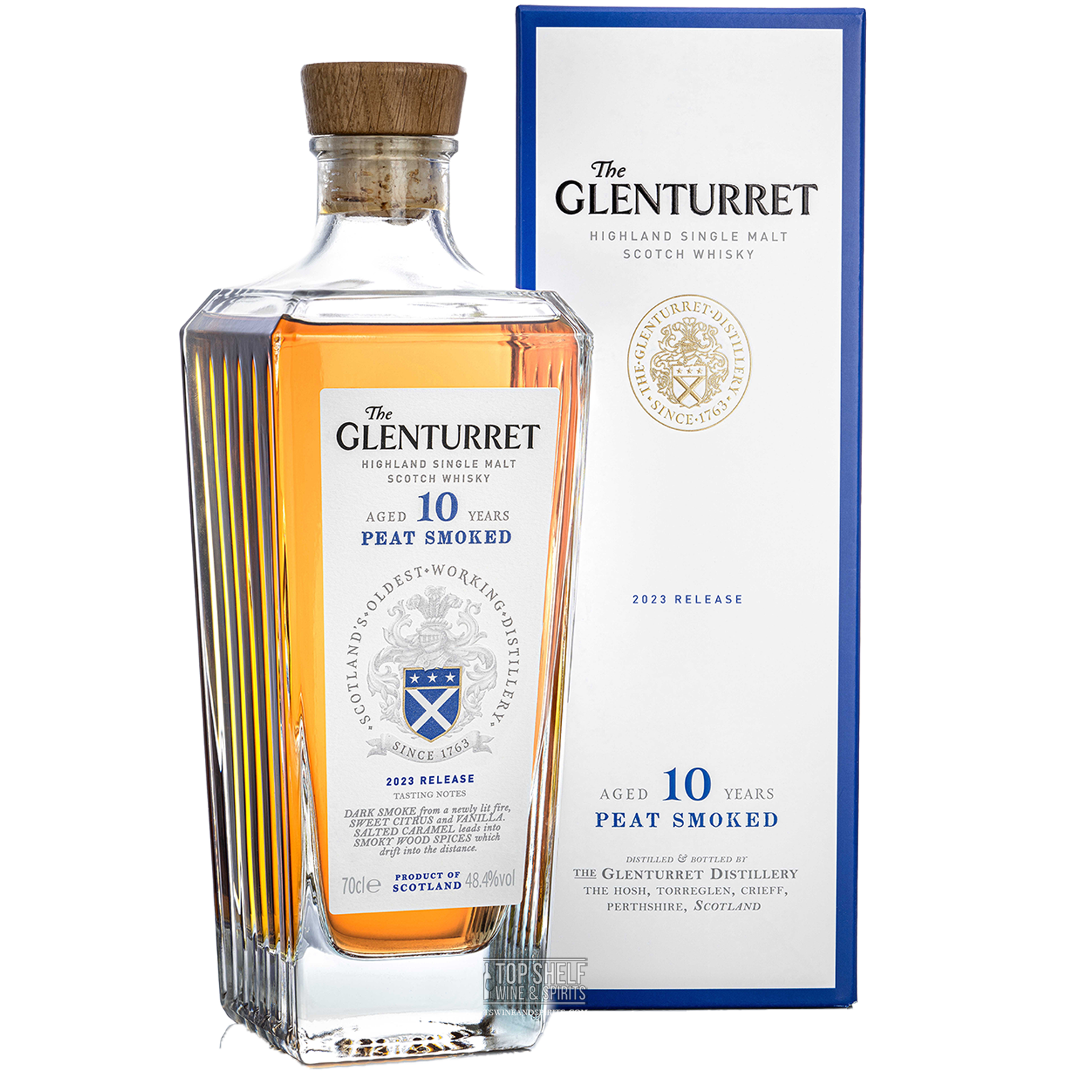 The Glenturret 10 Year Peat Smoked Scotch Whisky