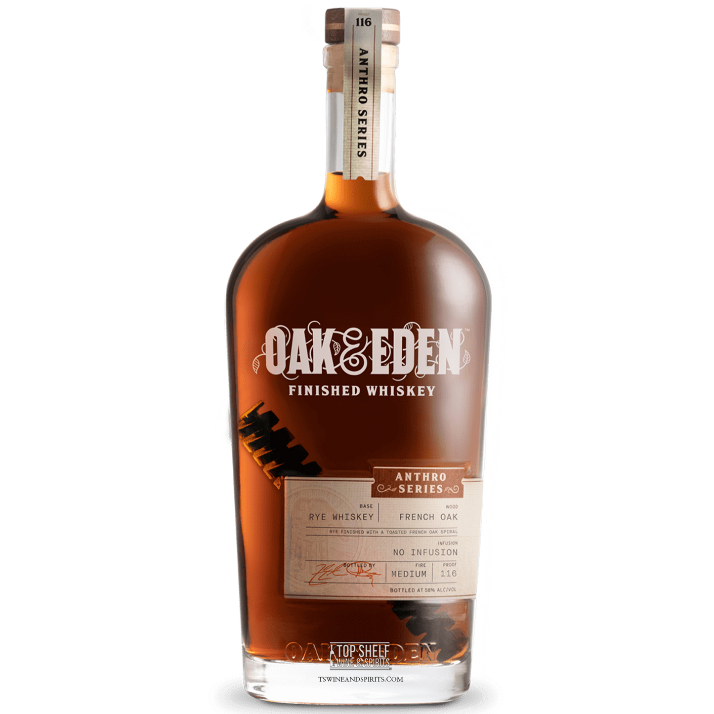 Oak & Eden Jamestown Revival Rye Whiskey (Anthro Series)