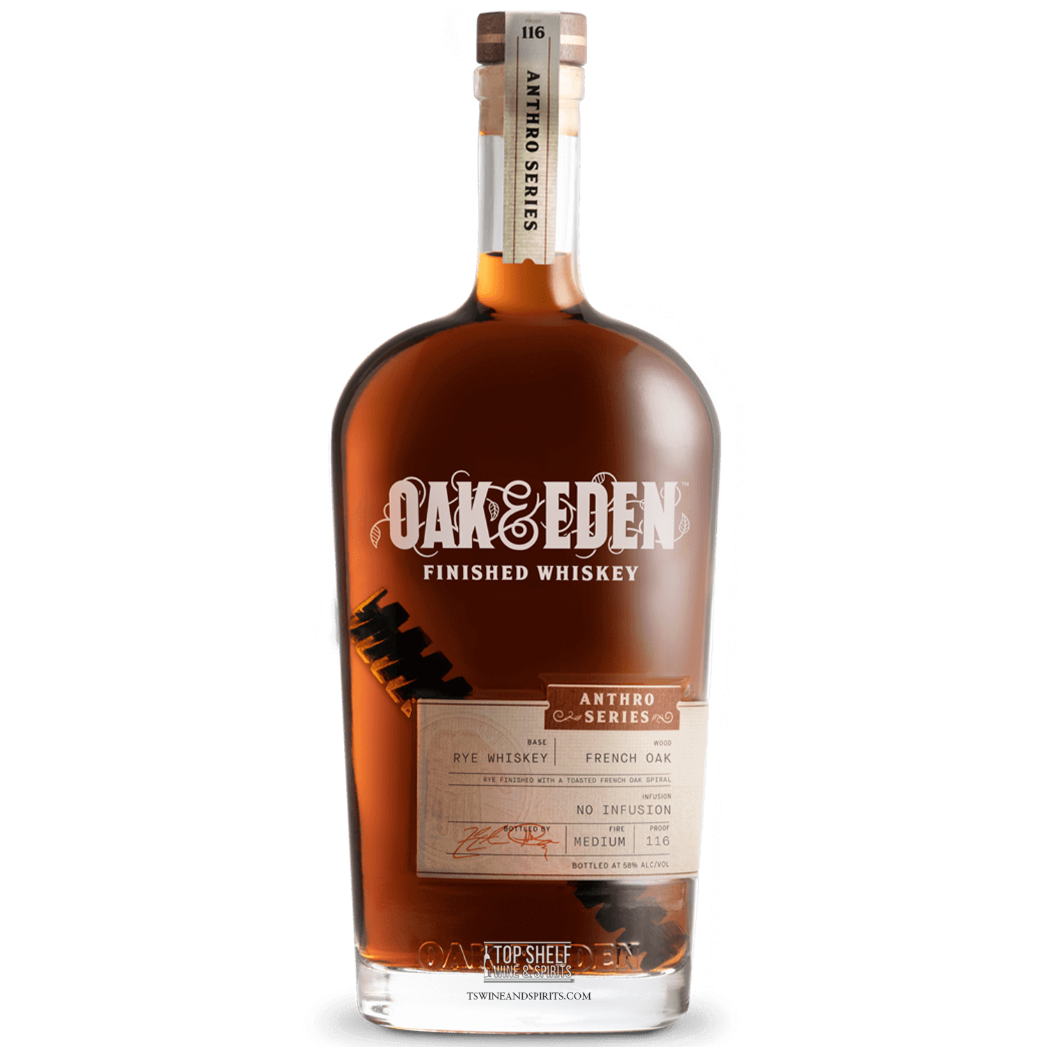 Oak & Eden Jamestown Revival Rye Whiskey (Anthro Series)