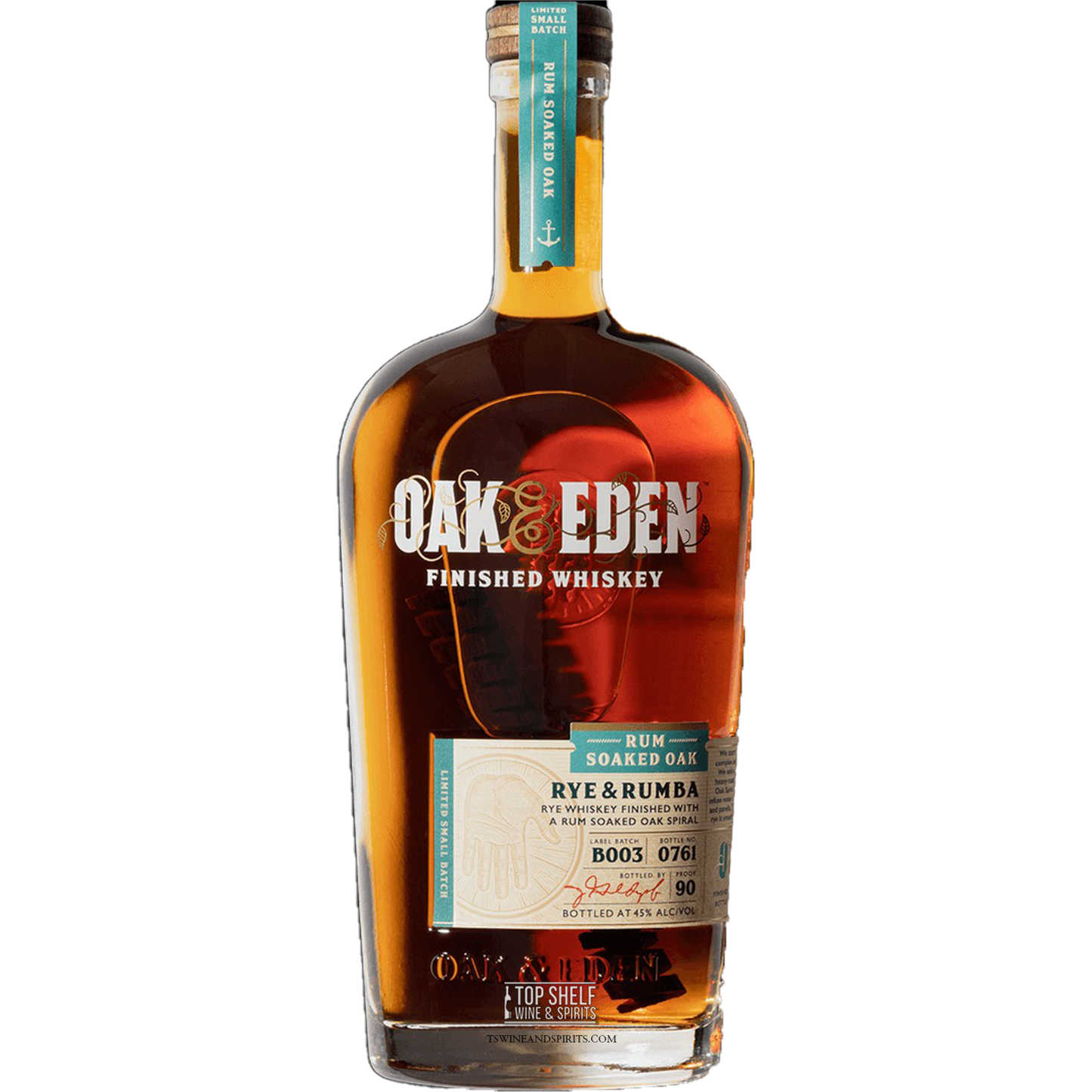 Oak & Eden Rye and Rumba Whiskey