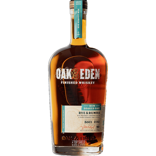 Oak & Eden Rye and Rumba Whiskey