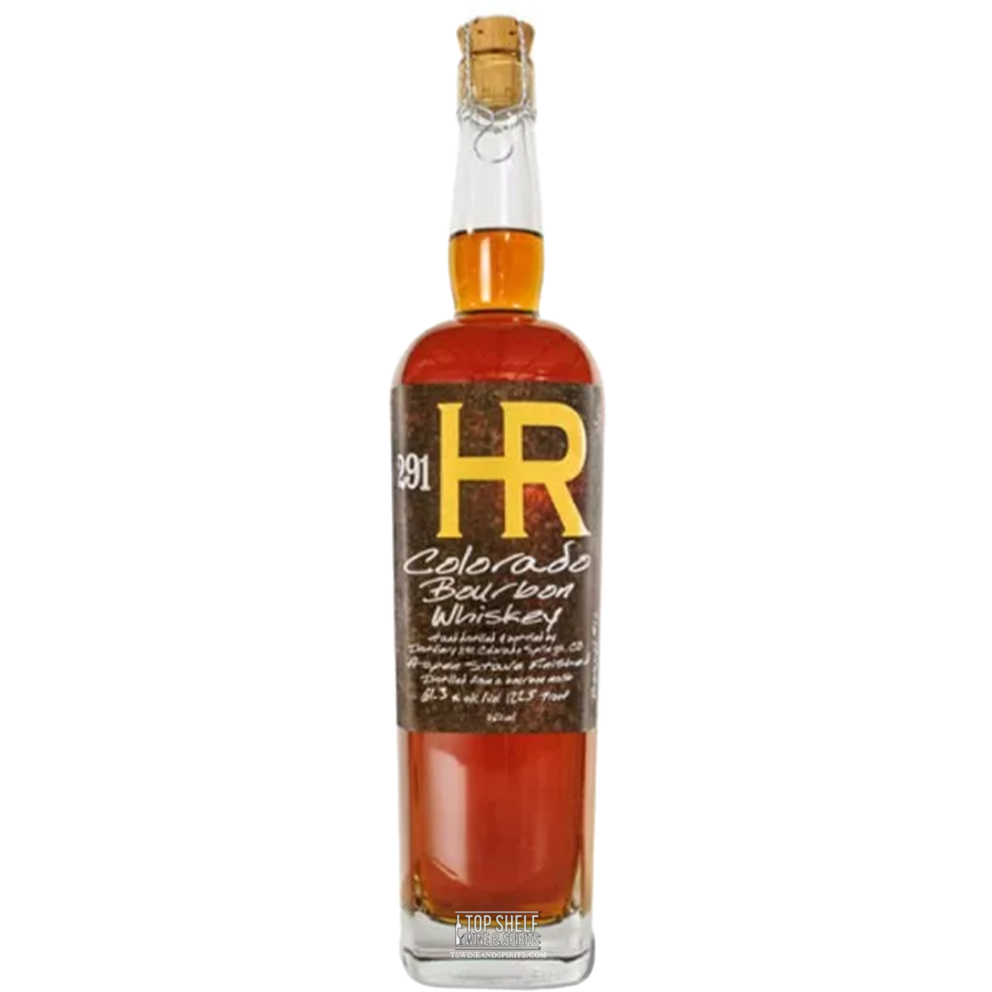 291 Colorado "The HR" Bourbon Whiskey