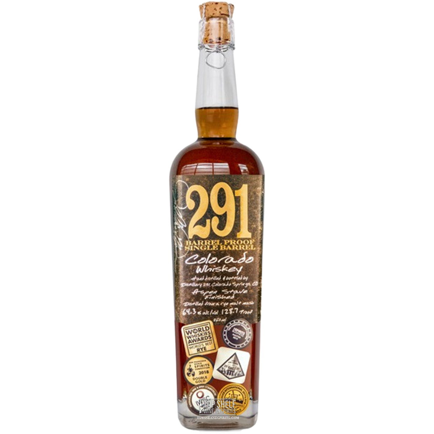 291 Colorado Barrel Proof Single Barrel Whiskey