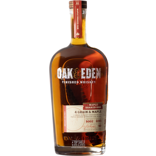 Oak and Eden 4 Grain & Maple Whiskey
