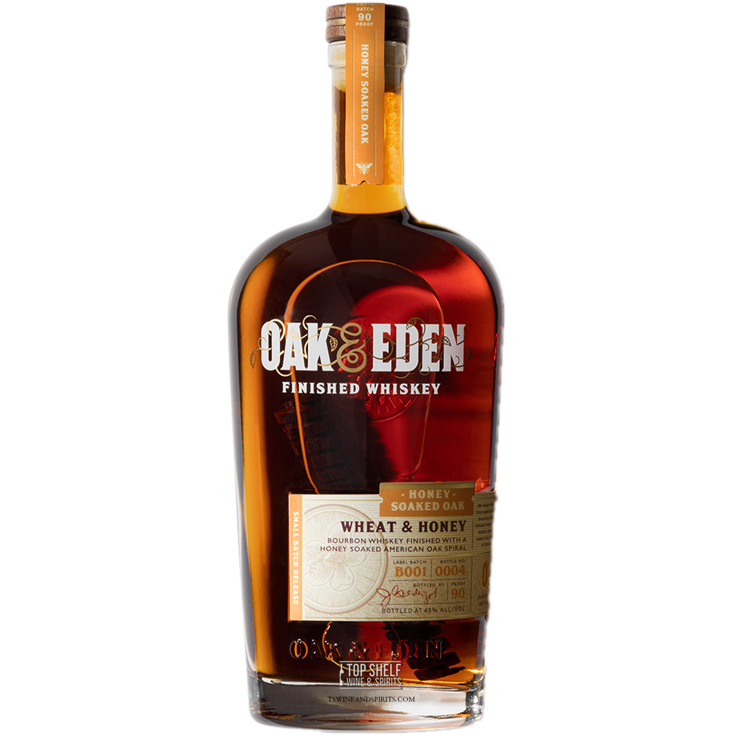 Oak & Eden Wheat and Honey Whiskey