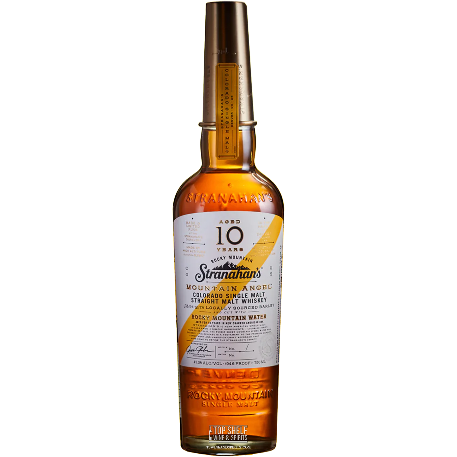 Stranahan's Mountain Angel 10 Year Colorado Single Malt Whiskey