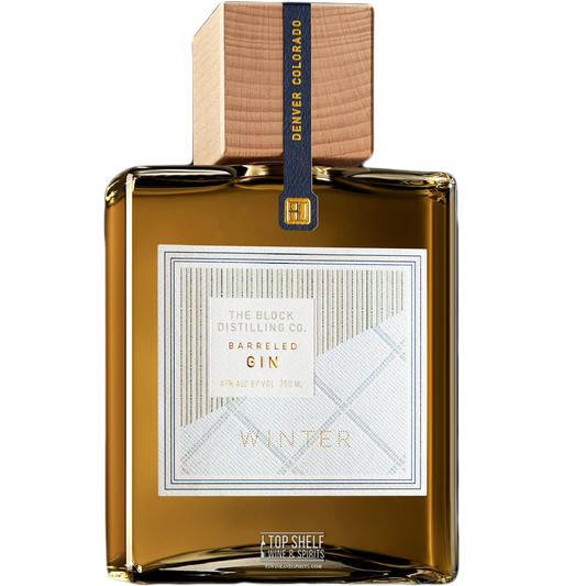 The Block Distilling Co Winter Barrel Rested Gin