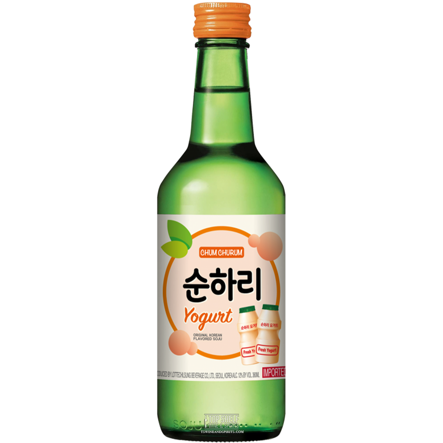 Chum Churum Soon Hari Yogurt Soju 375mL