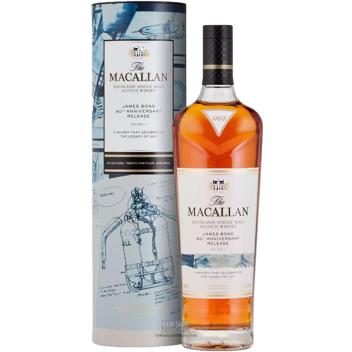 Macallan James Bond 60th Anniversary Release Decade I