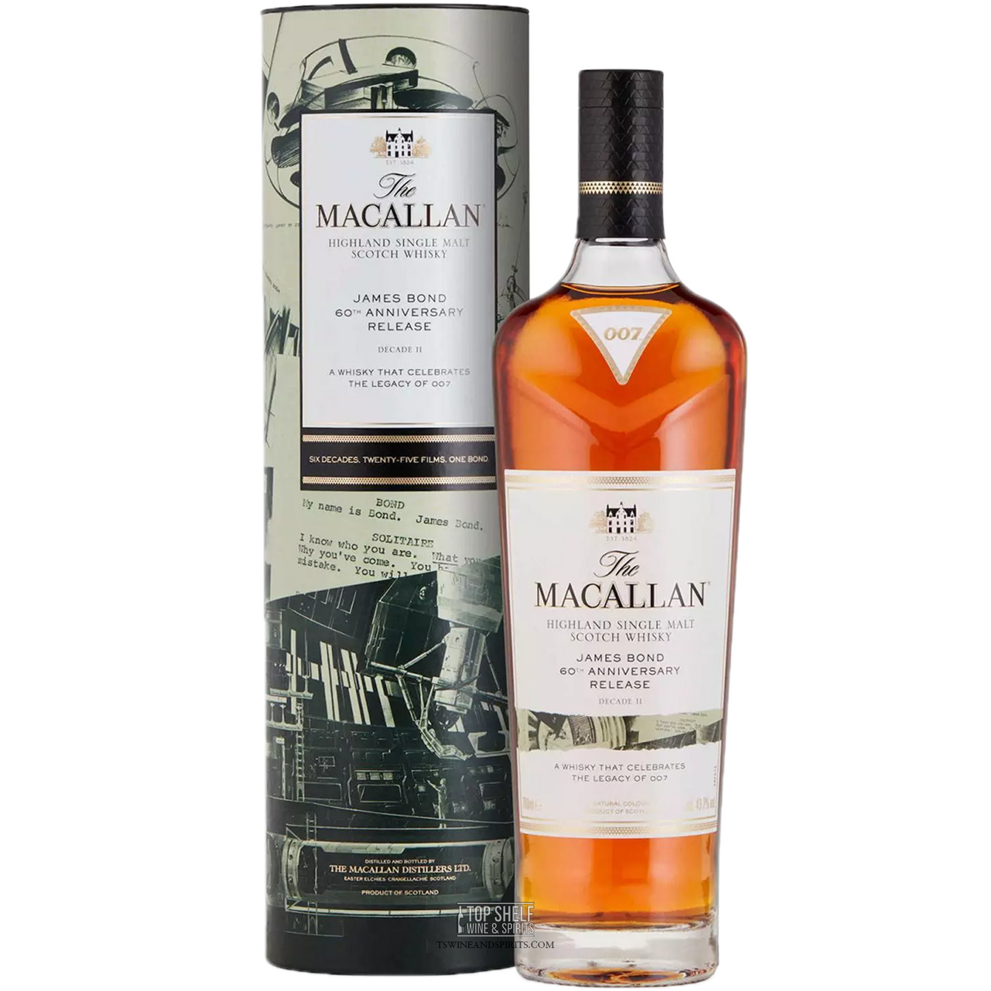 Macallan James Bond 60th Anniversary Release Decade II