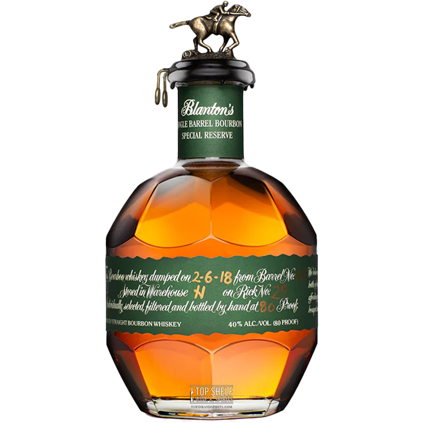 Blanton's Green Label Single Barrel Kentucky Bourbon