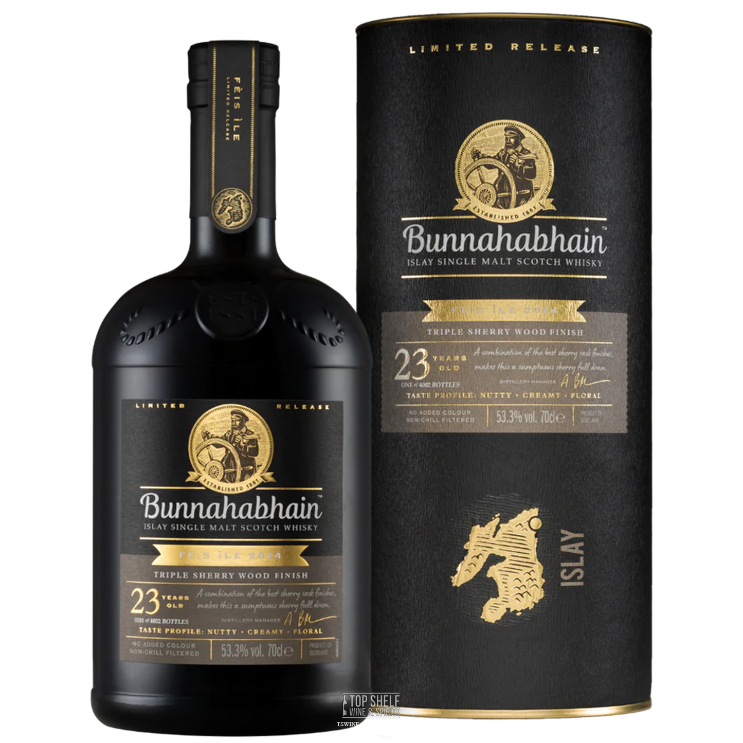 Bunnahabhain FÃ¨is ÃŒle 2024: 23 Year Old Triple Sherry Wood Finish