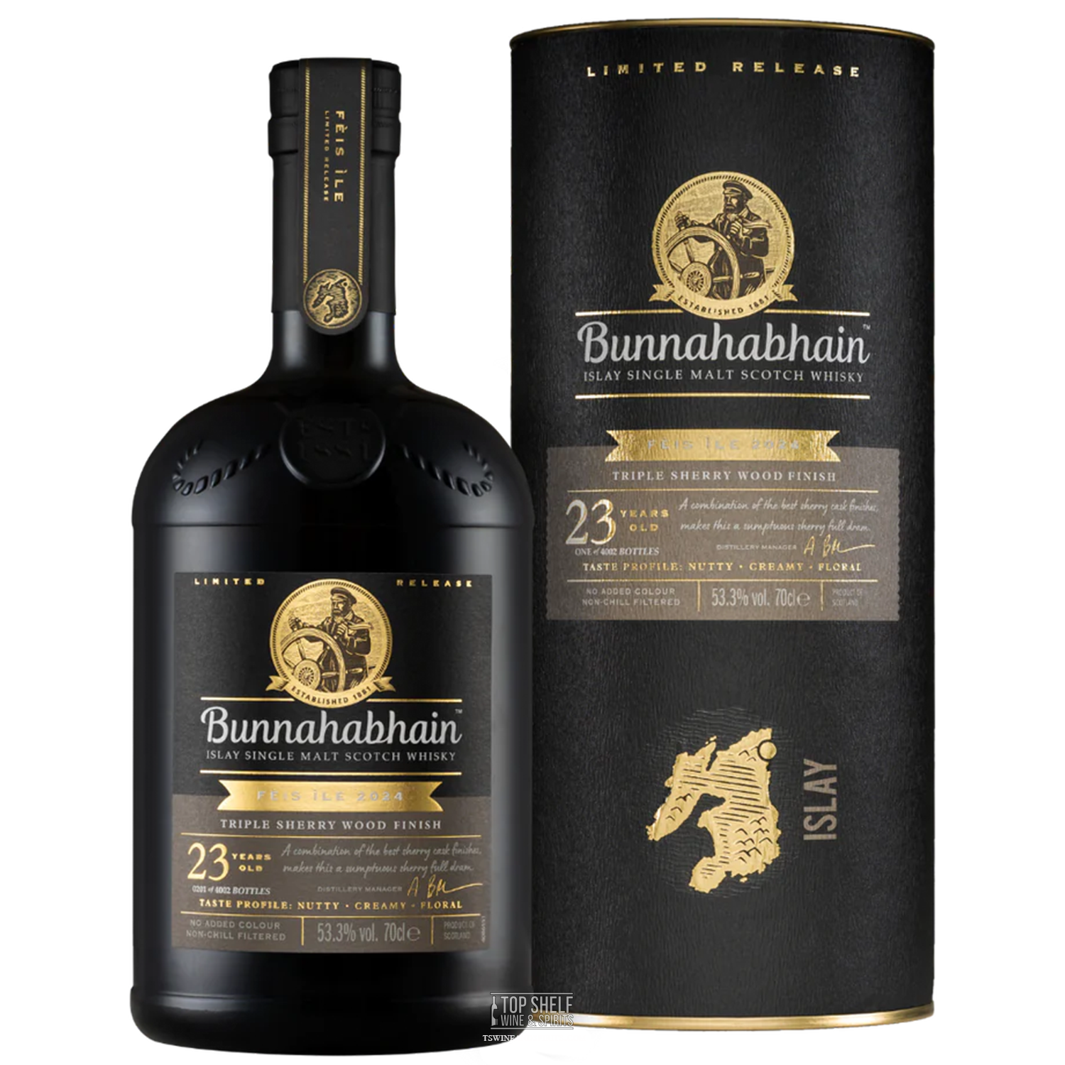 Bunnahabhain FÃ¨is ÃŒle 2024: 23 Year Old Triple Sherry Wood Finish