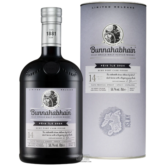 Bunnahabhain FÃ¨is ÃŒle 2024: 14 Year Old Ruby Port Cask Finish