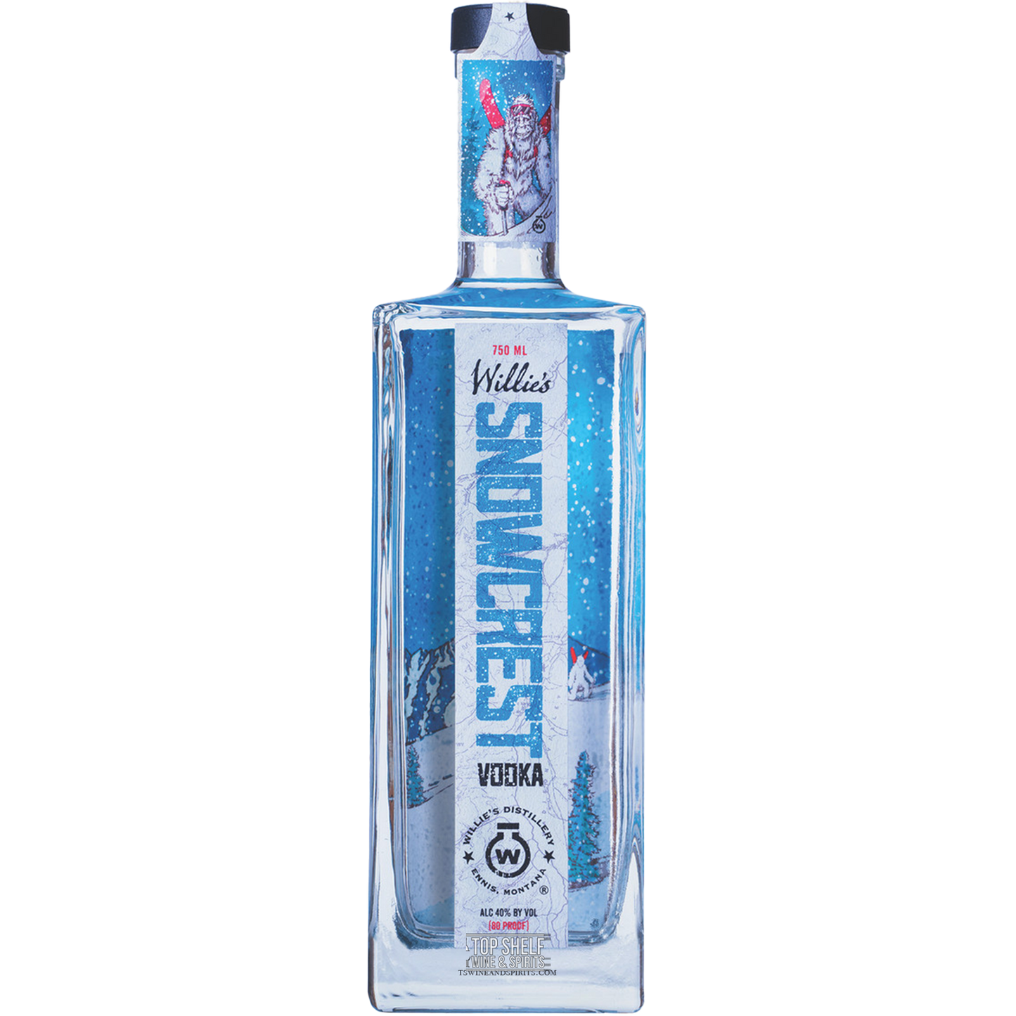 Willie's Distillery Snowcrest Vodka
