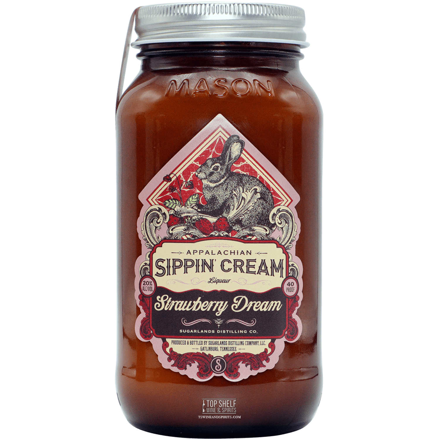Sugarlands Shine Strawberry Dream Sippin' Cream
