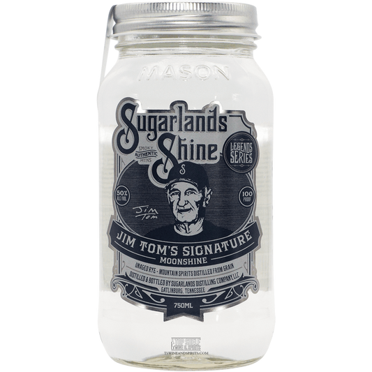 Sugarlands Shine Jim Tom Hendrick's Unaged Rye Moonshine