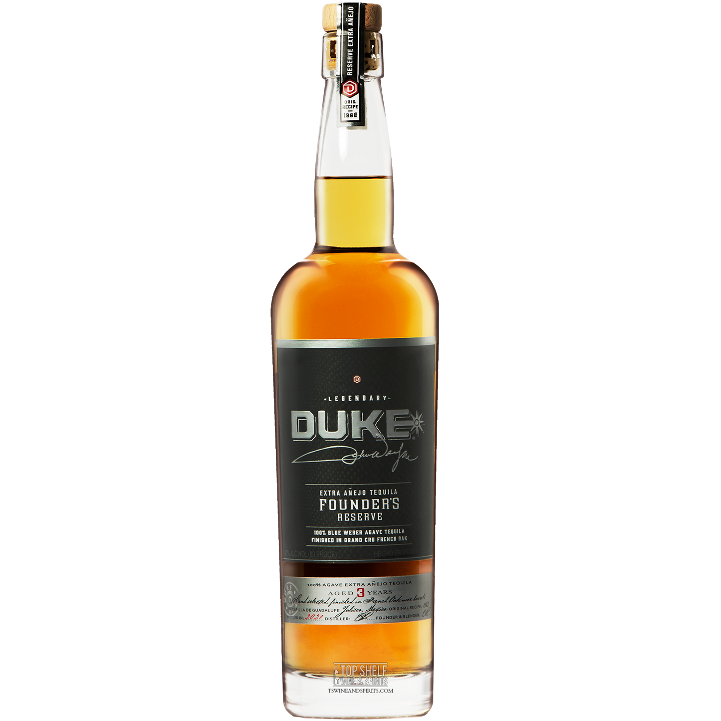 Duke Founder's Reserve 3 Year Extra AÃ±ejo Tequila