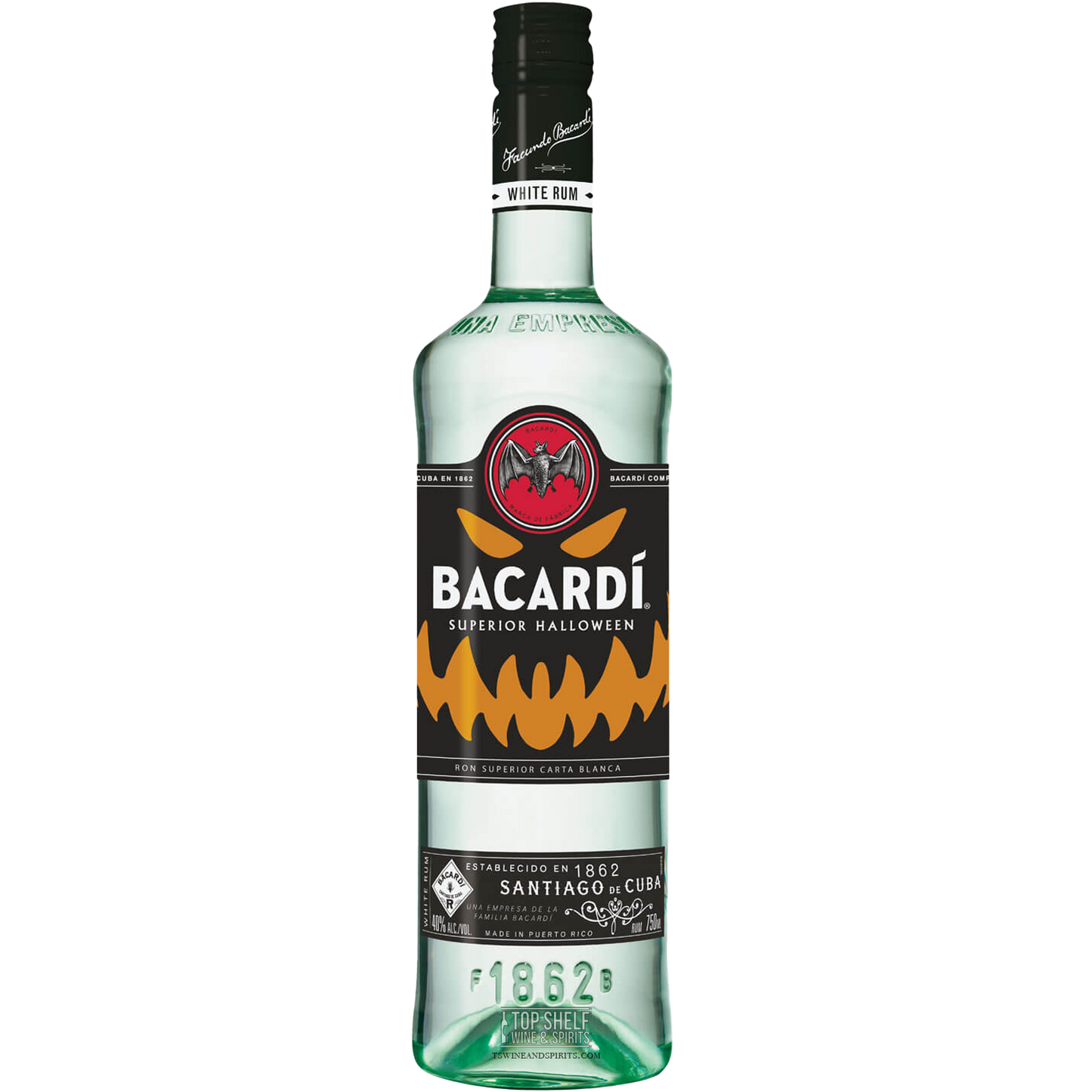BacardÃ­ Halloween Glow in the Dark Edition Superior Rum