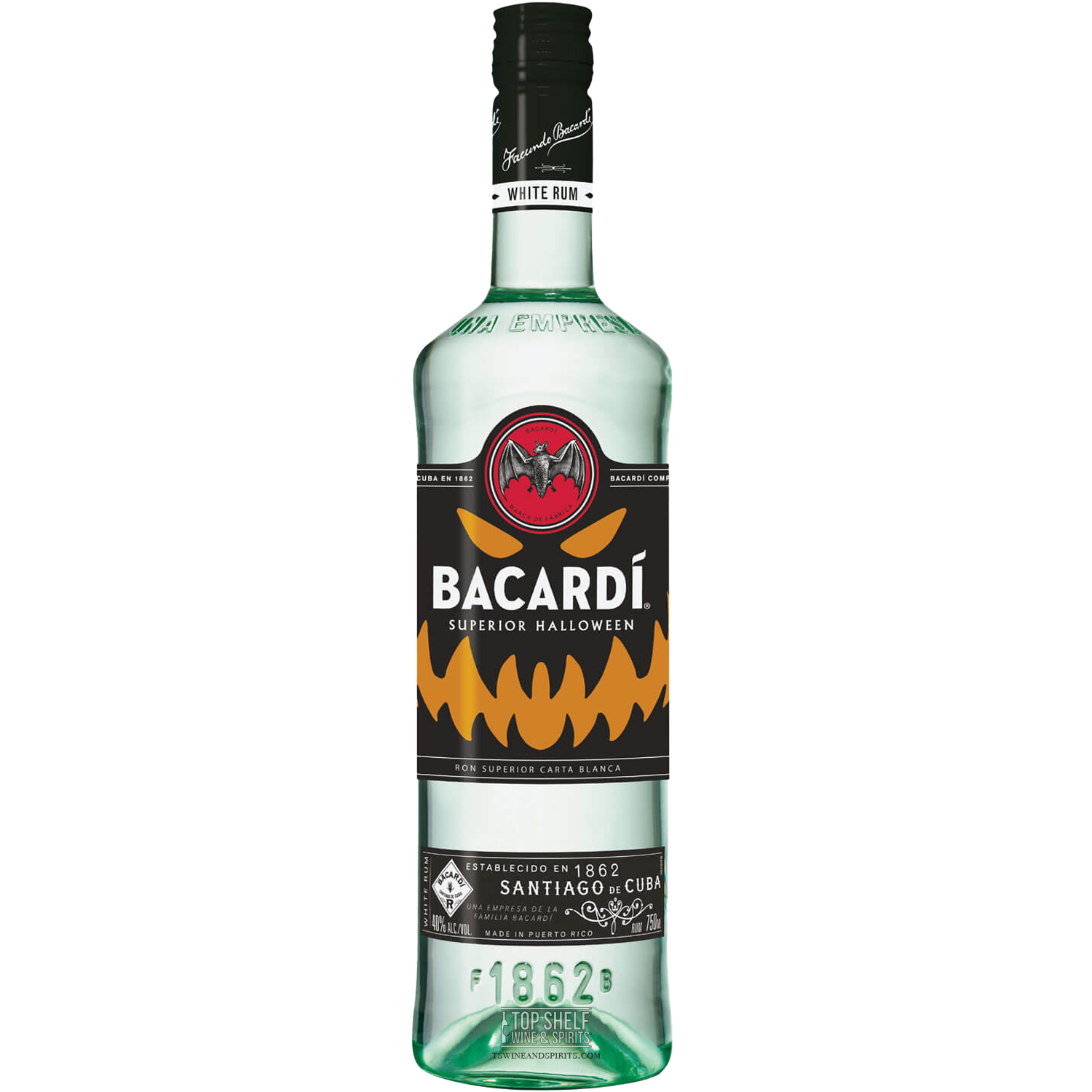 BacardÃ­ Halloween Glow in the Dark Edition Superior Rum