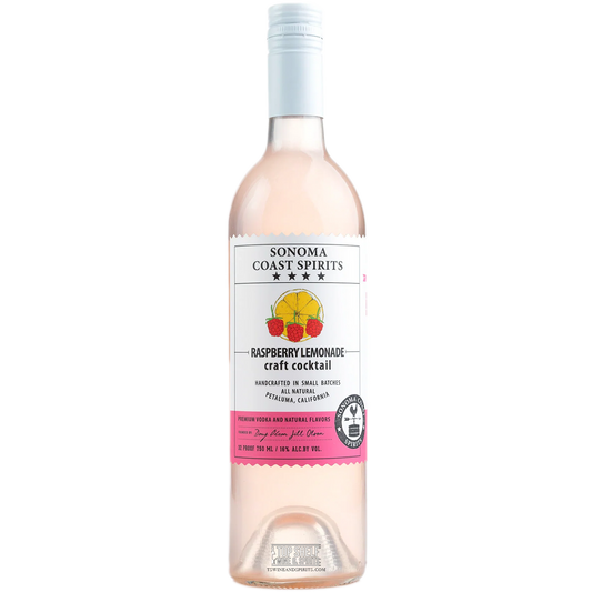 Sonoma Coast Raspberry Lemonade Cocktail (Ready to Serve)