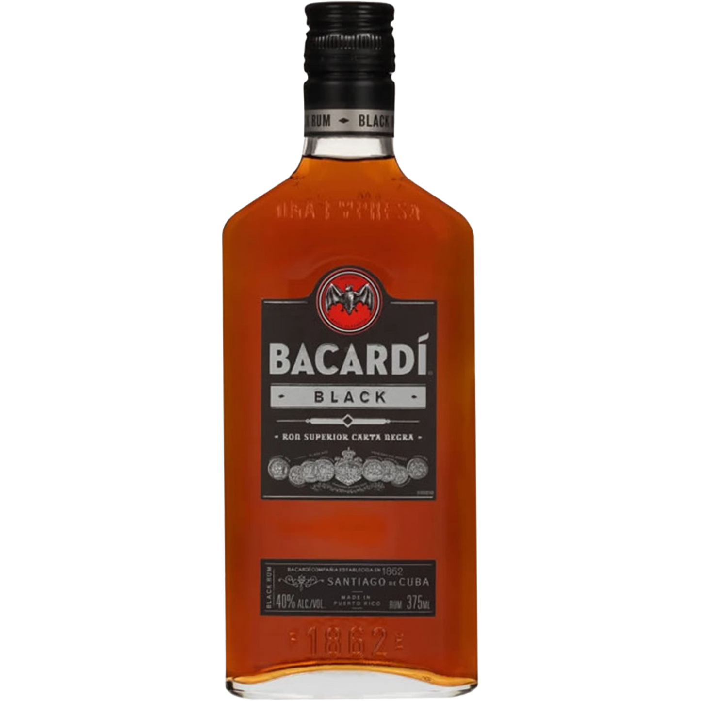 BacardÃ­ Black Rum 375mL