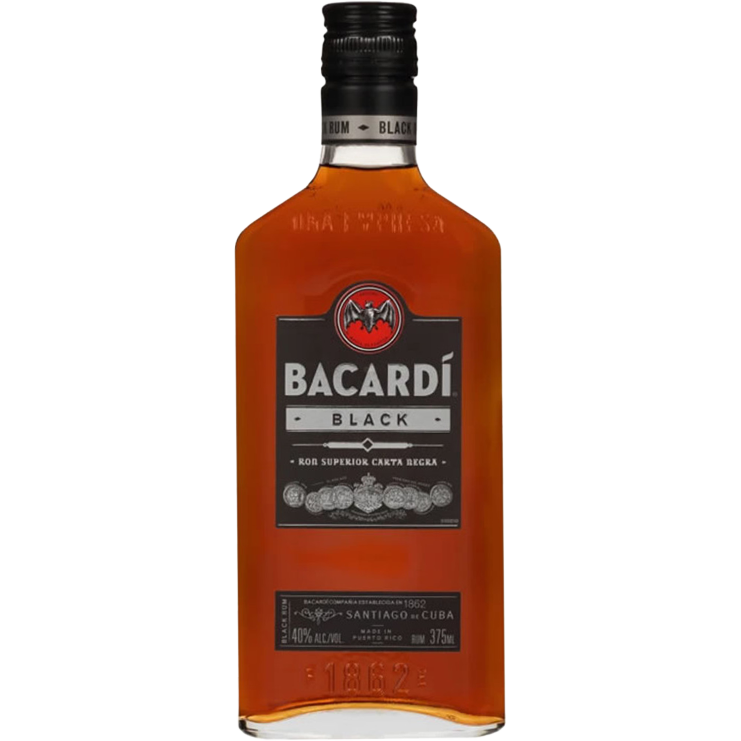 BacardÃ­ Black Rum 375mL