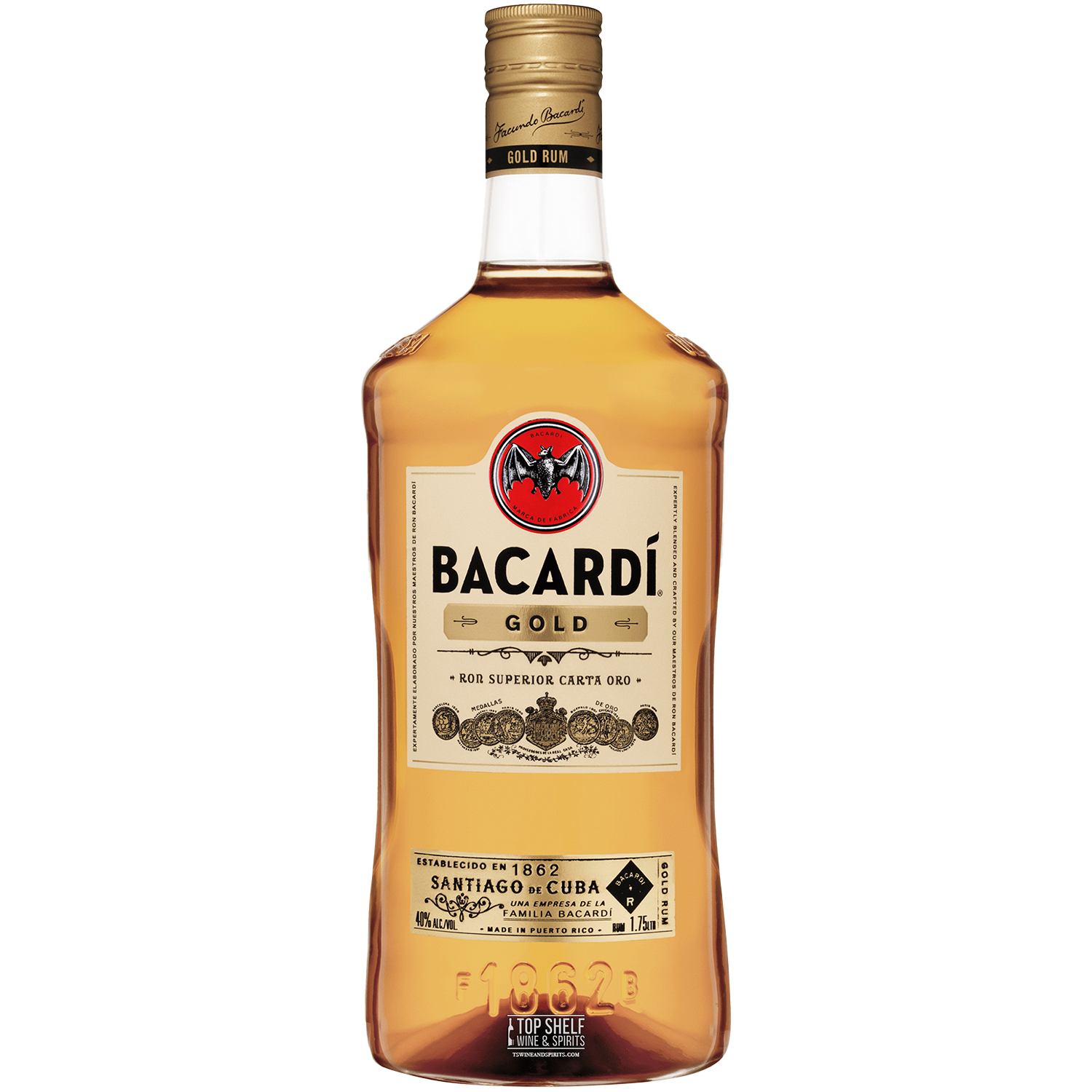 BacardÃ­ Gold Rum 1.75L