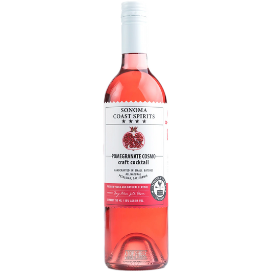Sonoma Coast Pomegranate Cosmo Cocktail (Ready to Serve)