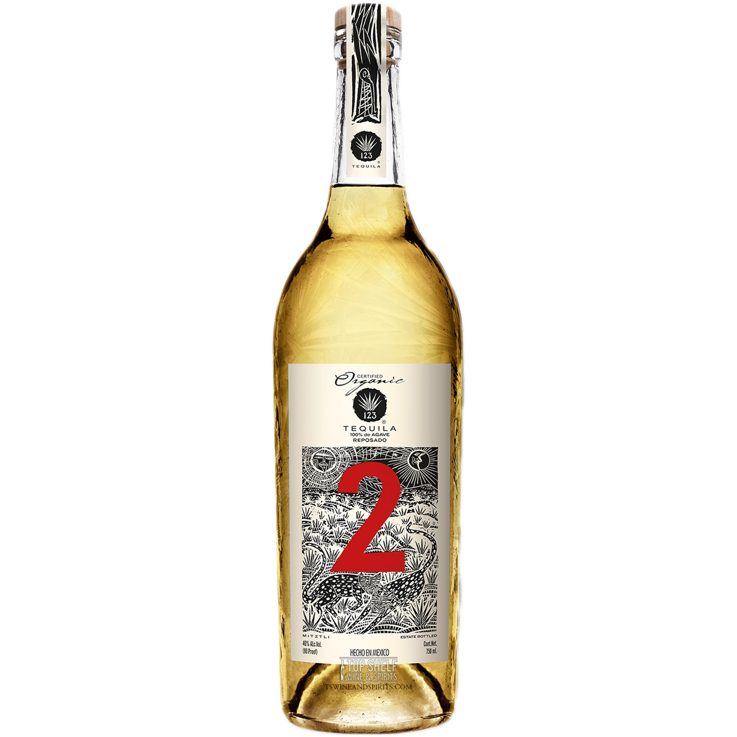 123 Organic Reposado (Dos) Tequila