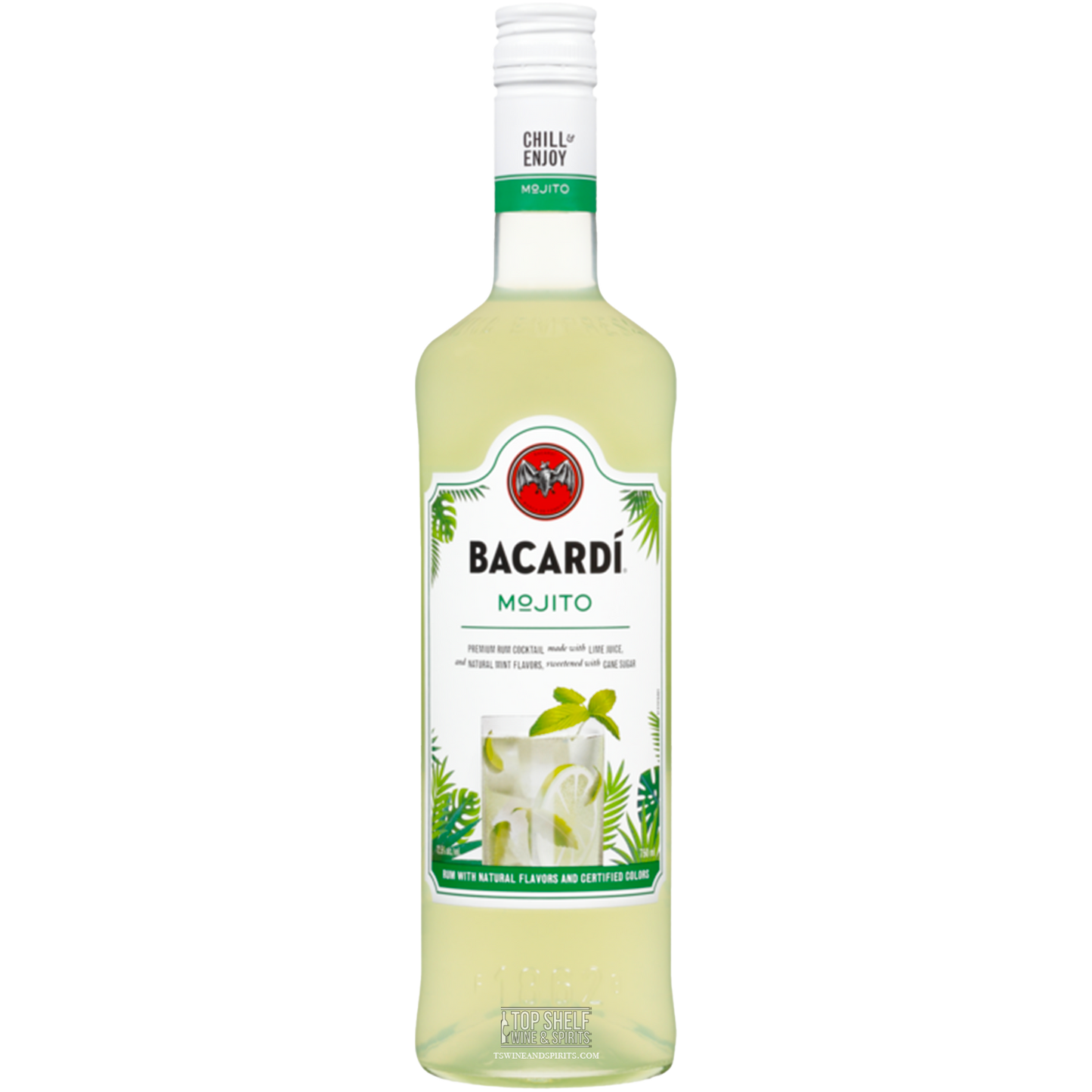 BacardÃ­ Mojito Rum Cocktail (Ready to Serve)