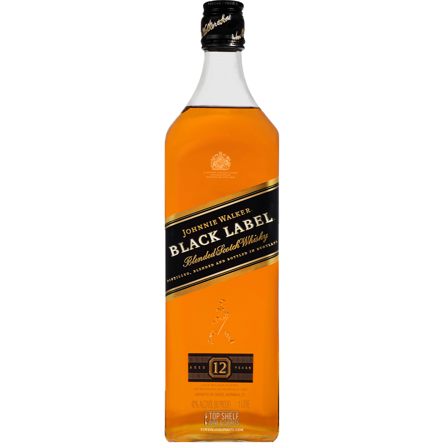 Johnnie Walker Black Label 12 Year 1L