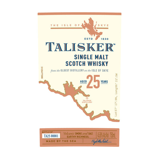Talisker Single Malt Scotch Whisky 25 Year 750ml